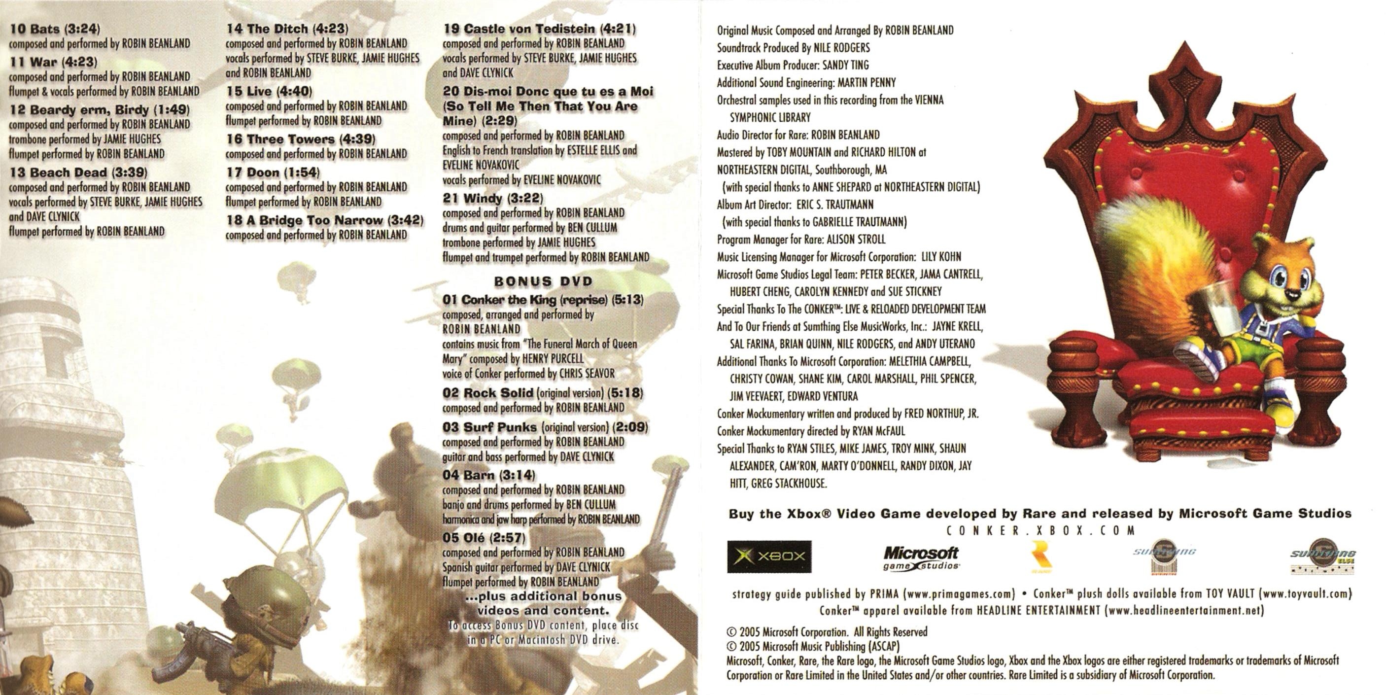 conker live & reloaded サウンドトラック含む4セット conker live & reloaded サウンドトラック含む4セット conker live